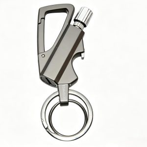 UOOPHEE Permanent Match Lighter, 3-in-1 Survival Fire Starter Kit with Bottle Opener Keychain, Reusable Waterproof Striker for Emergency Outdoor Gear